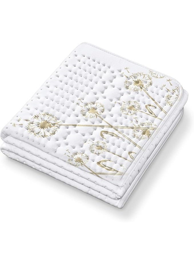 Beurer UB 33 Fleece Heated Under Blanket for Single Bed with Germen Technology and 5 Years Warranty, breathable, white, Set of 1 - Image 1